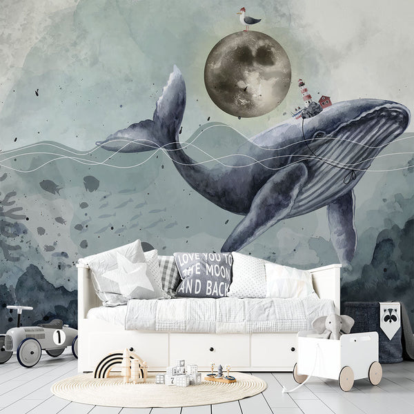Sinfonía submarina: La danza de la ballena con la luna