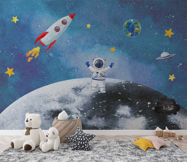 Pequeño explorador cósmico: aventuras en la luna