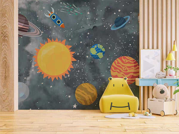 Viaje cósmico: explorando el universo colorido