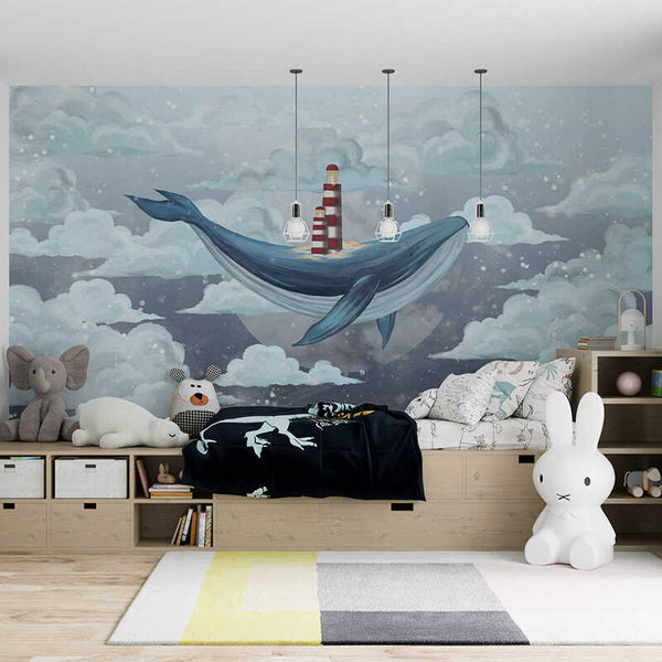 Papel adhesivo ballena mágica