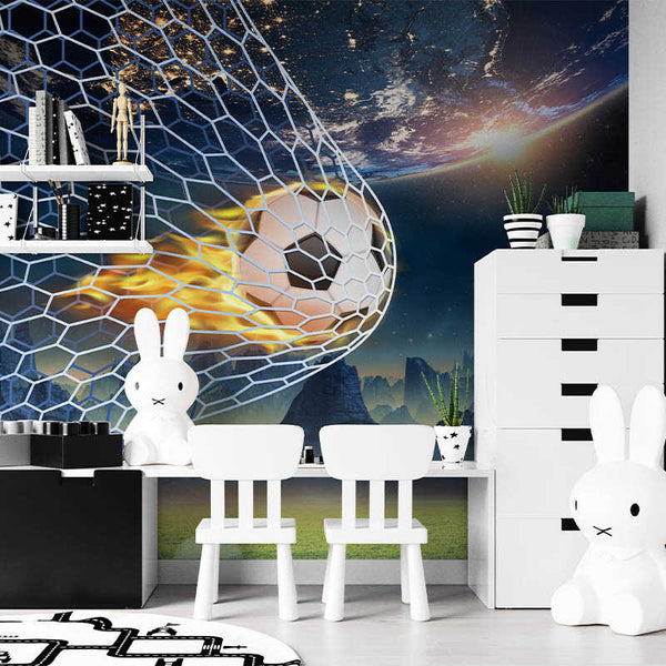 Bola espacial de papel adhesivo